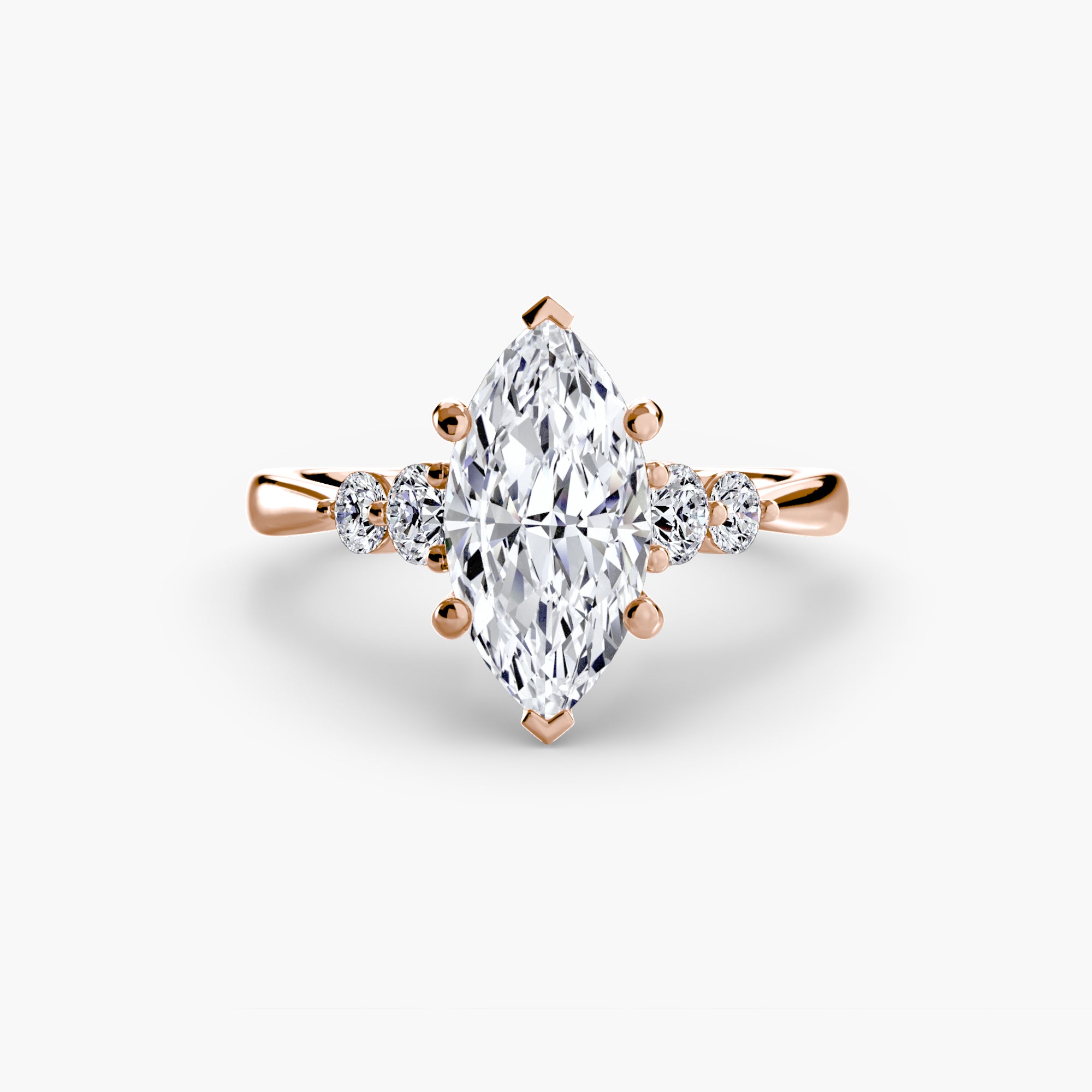 Solitaire with Shoulder Accents 2 - VTC Watches