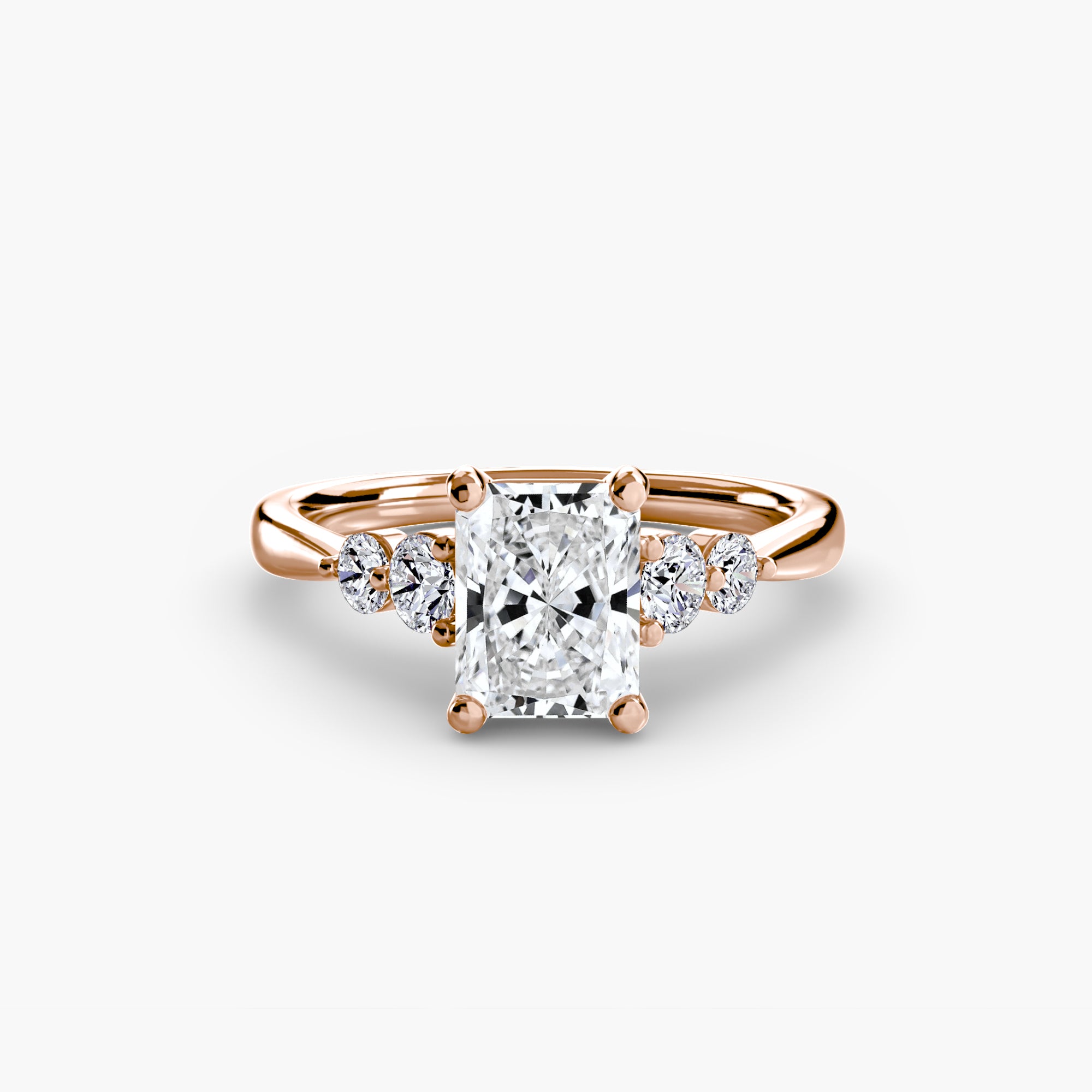 Solitaire with Shoulder Accents 2 - VTC Watches