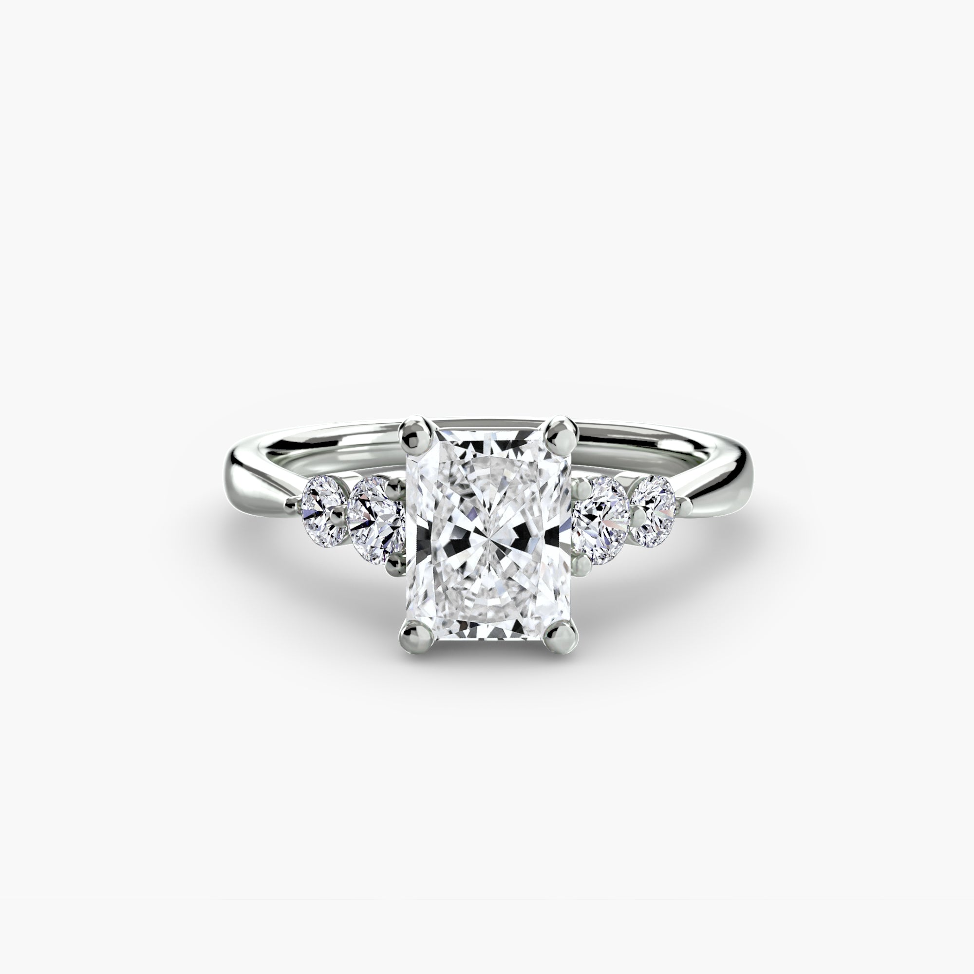 Solitaire with Shoulder Accents 2 - VTC Watches