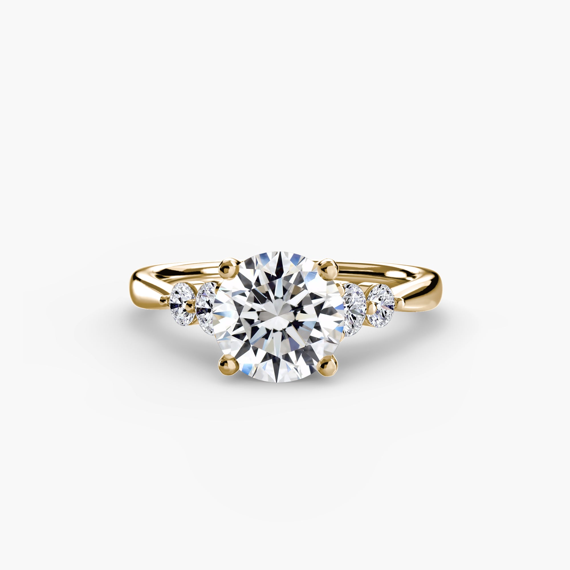 Solitaire with Shoulder Accents 2 - VTC Watches