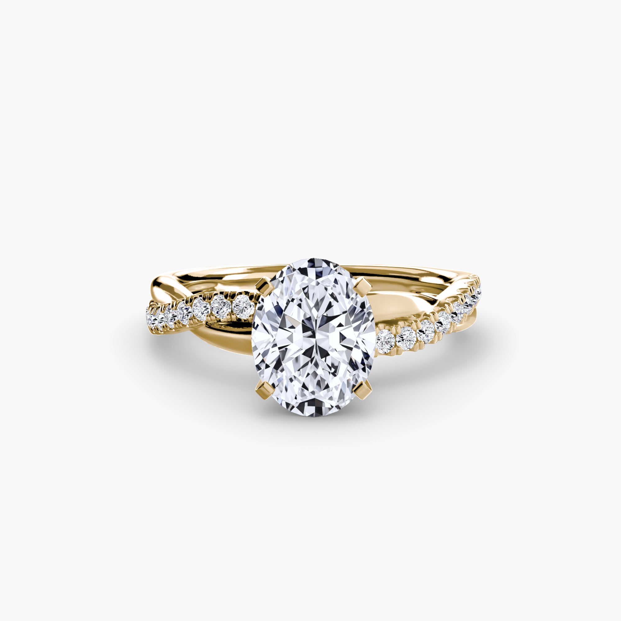 The Emerald Twist Pavé Ring - VTC Watches