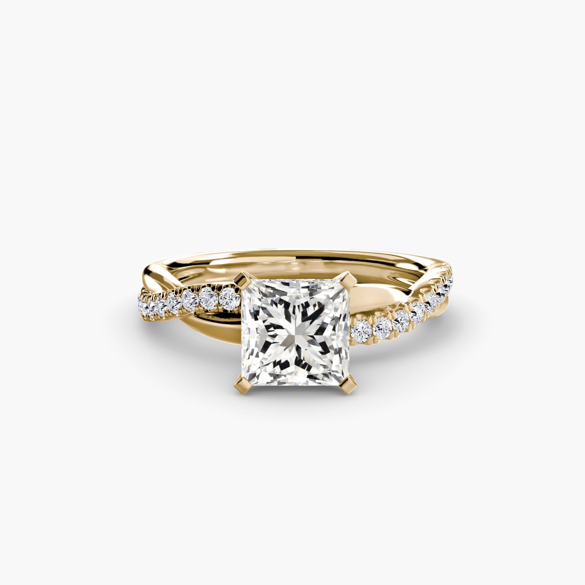 The Emerald Twist Pavé Ring - VTC Watches