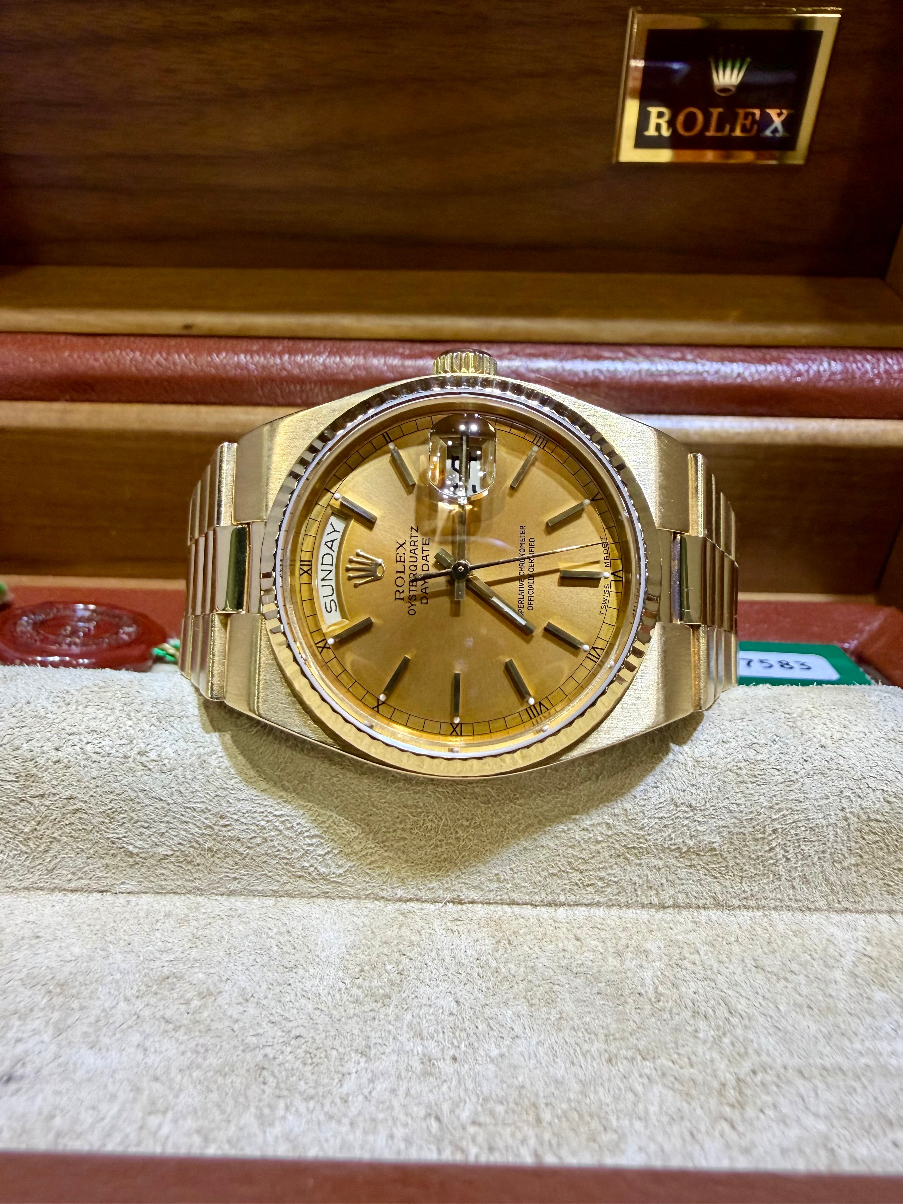 Rolex Oysterquartz 19018 18K - VTC Watches