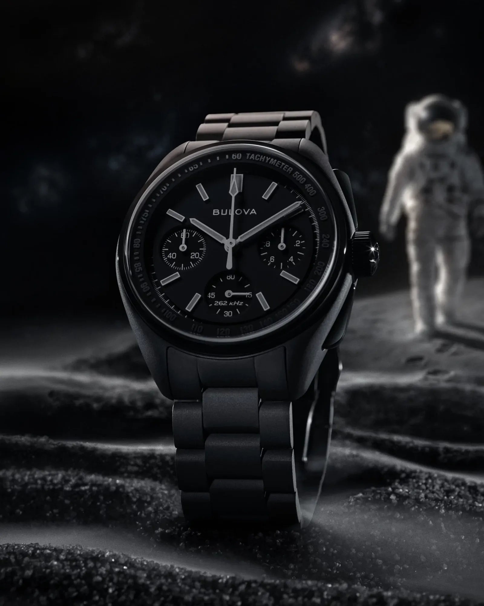 Bulova Lunar Pilot Black Hole 98A335 - VTC Watches