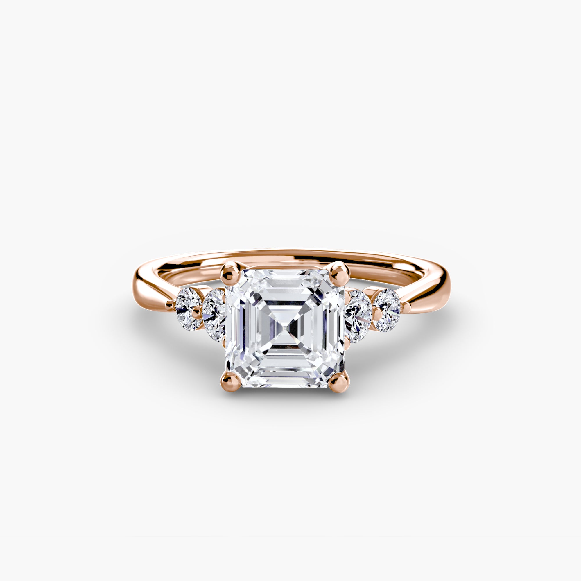 Solitaire with Shoulder Accents 2 - VTC Watches