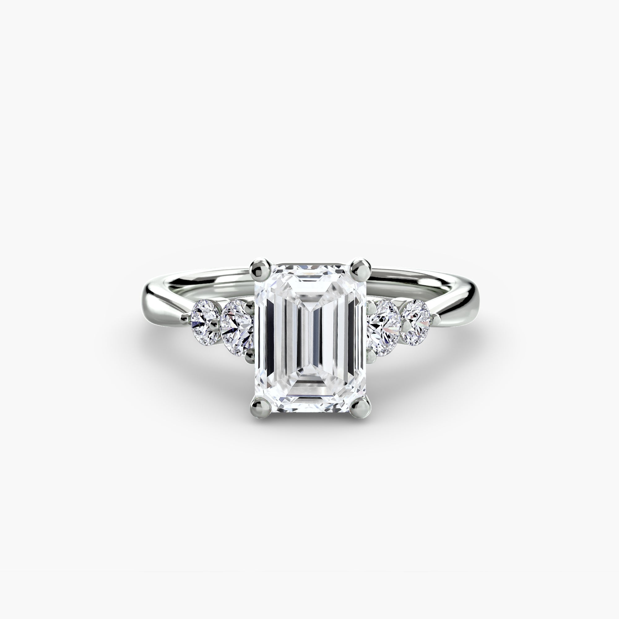 Solitaire with Shoulder Accents 2 - VTC Watches