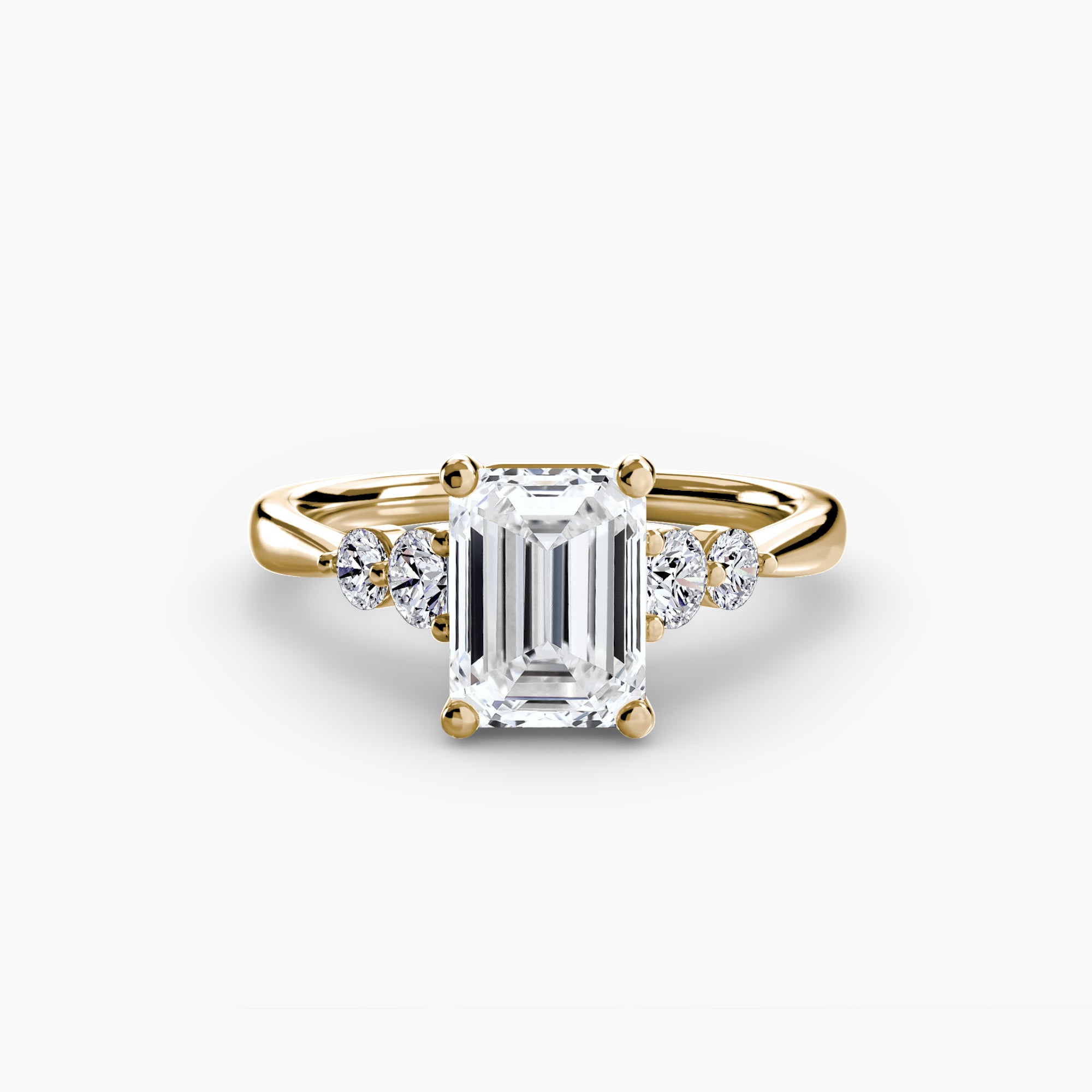 Solitaire with Shoulder Accents 2 - VTC Watches