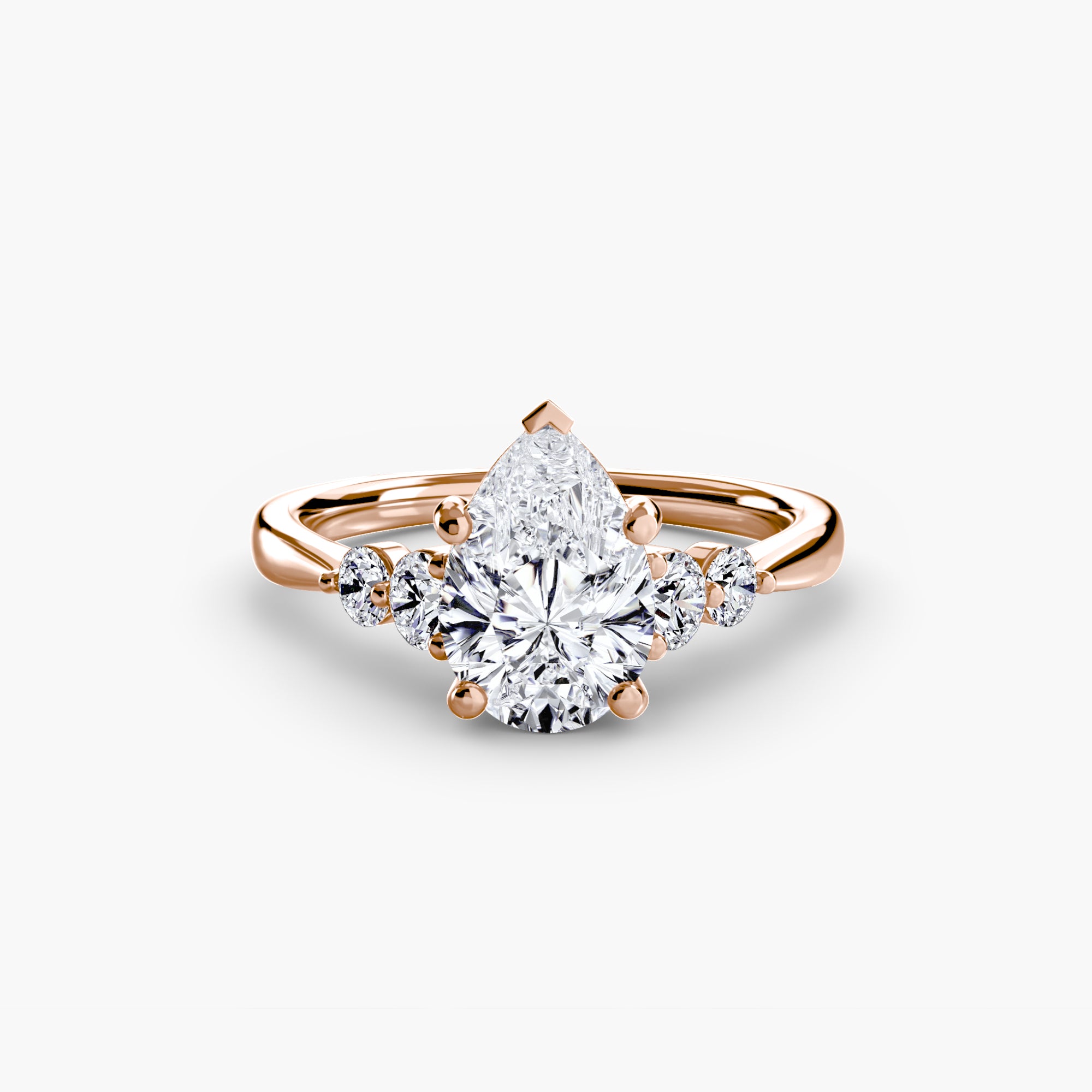 Solitaire with Shoulder Accents 2 - VTC Watches