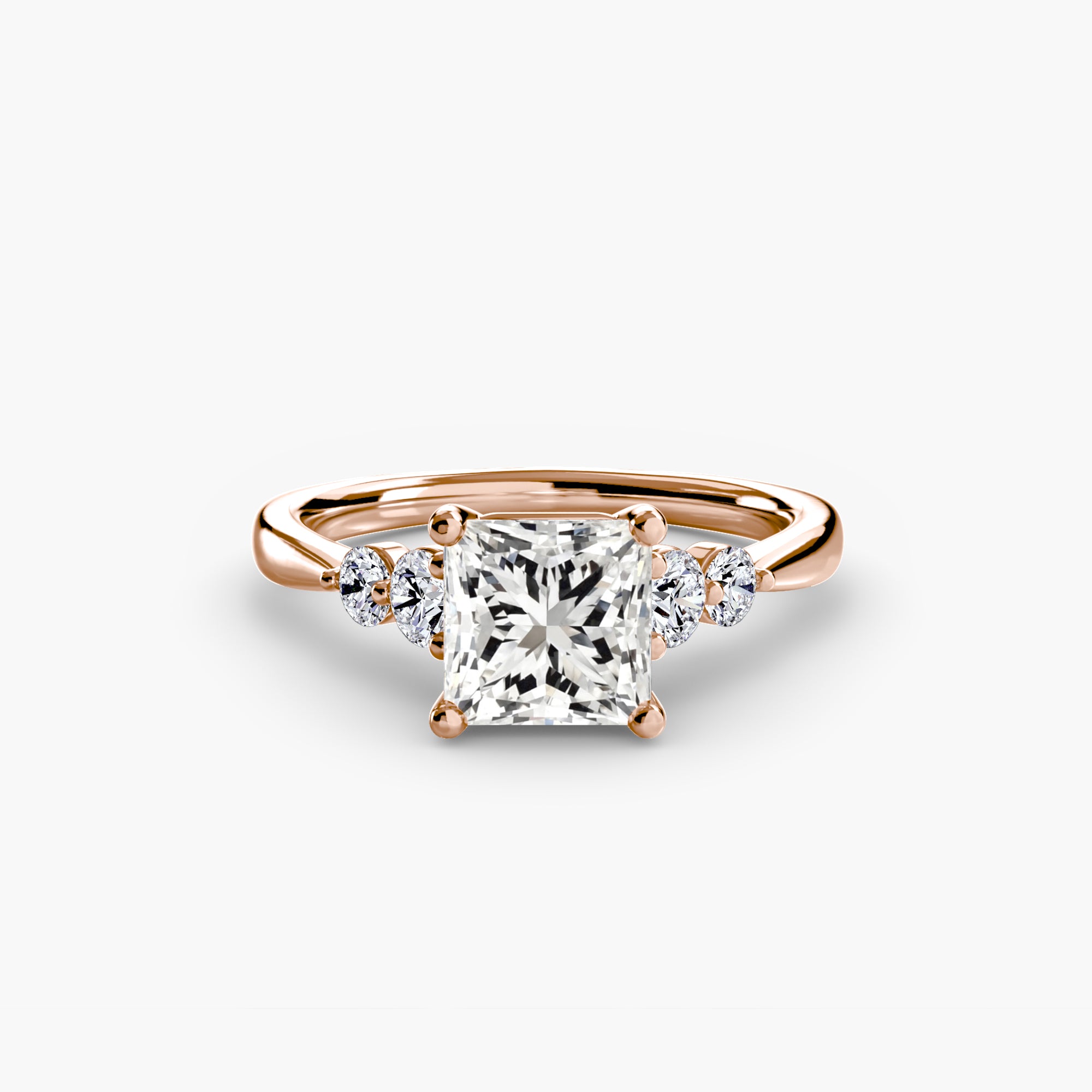 Solitaire with Shoulder Accents 2 - VTC Watches