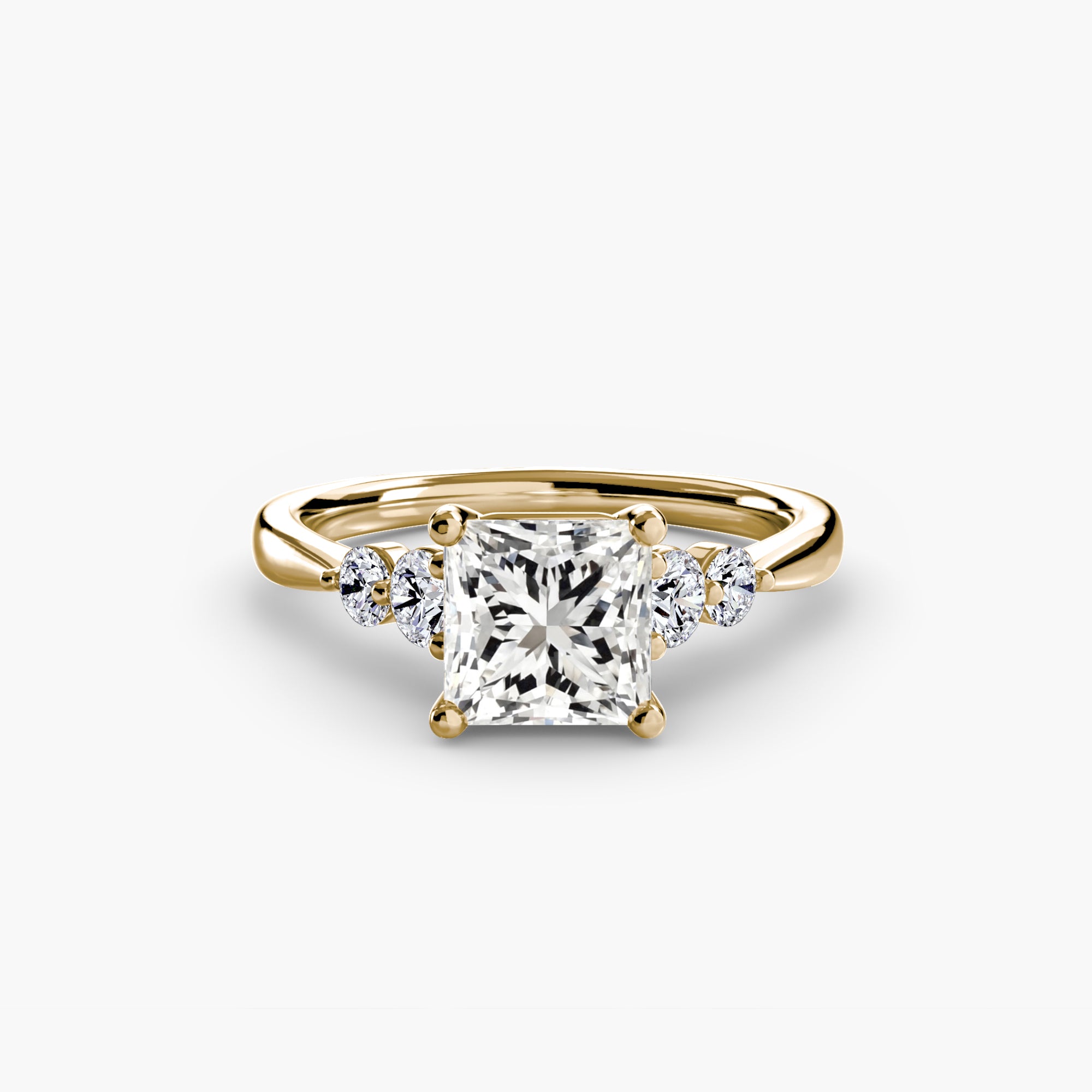 Solitaire with Shoulder Accents 2 - VTC Watches