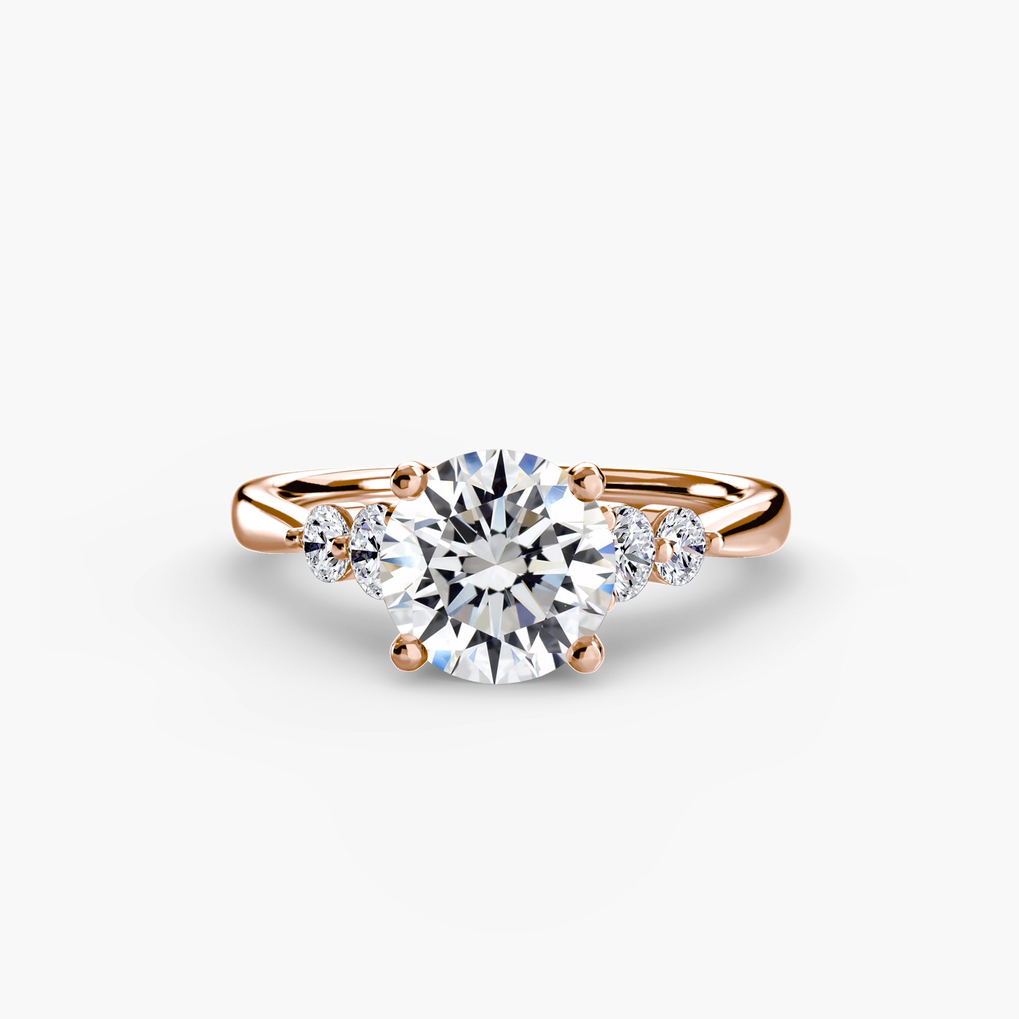 Solitaire with Shoulder Accents 2 - VTC Watches