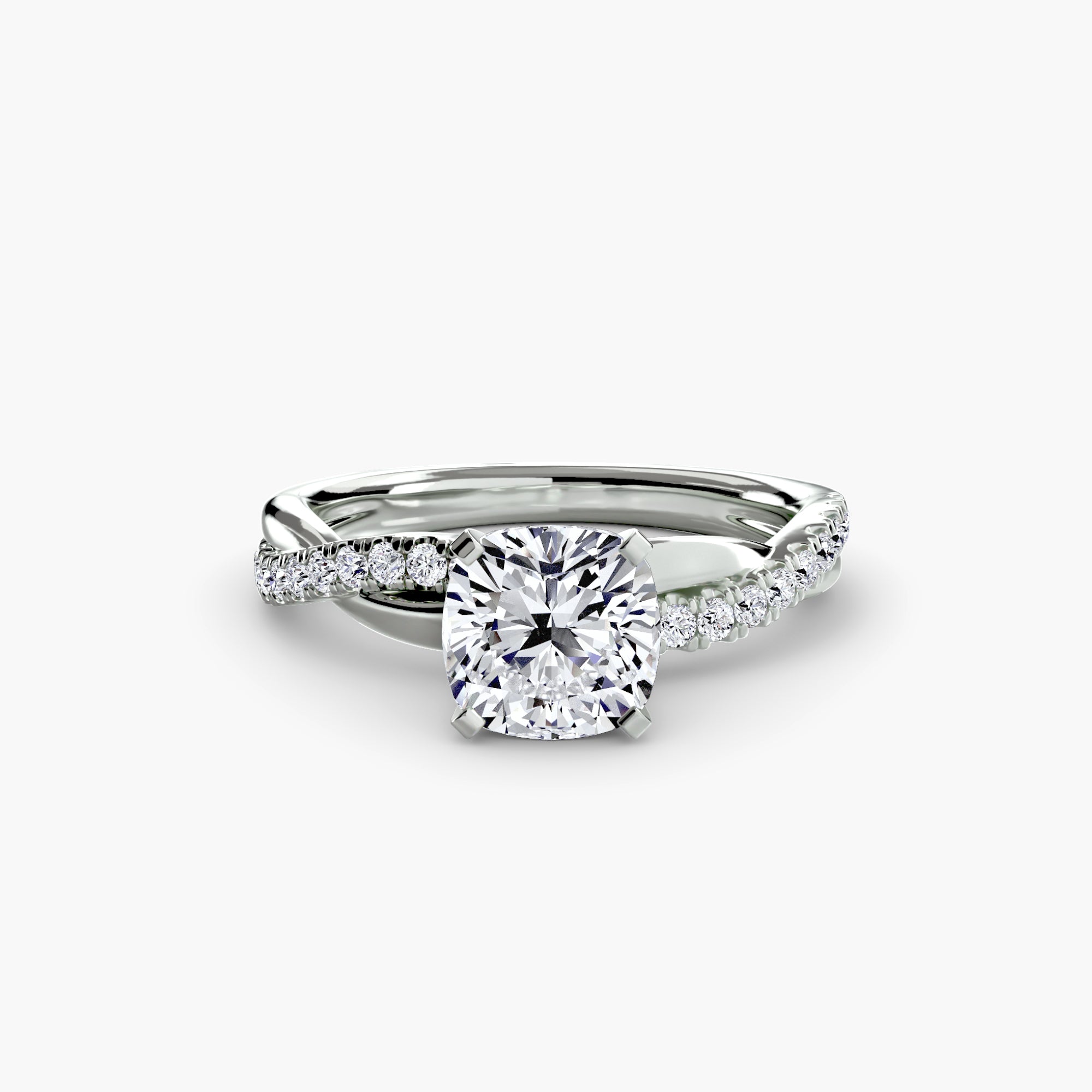 The Emerald Twist Pavé Ring - VTC Watches