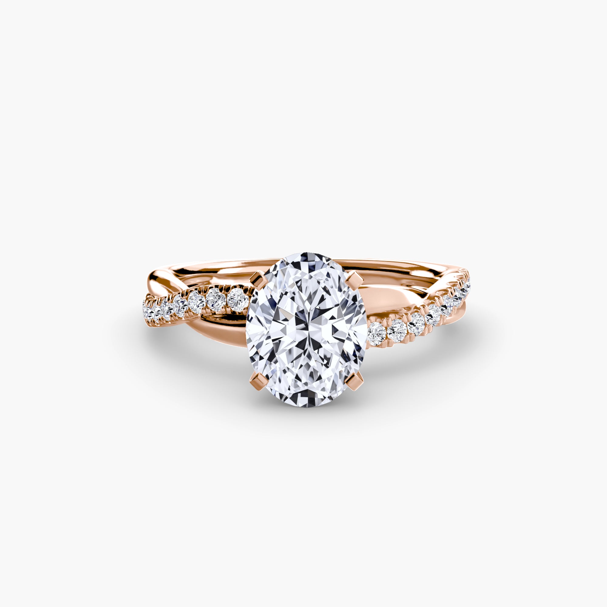 The Emerald Twist Pavé Ring - VTC Watches